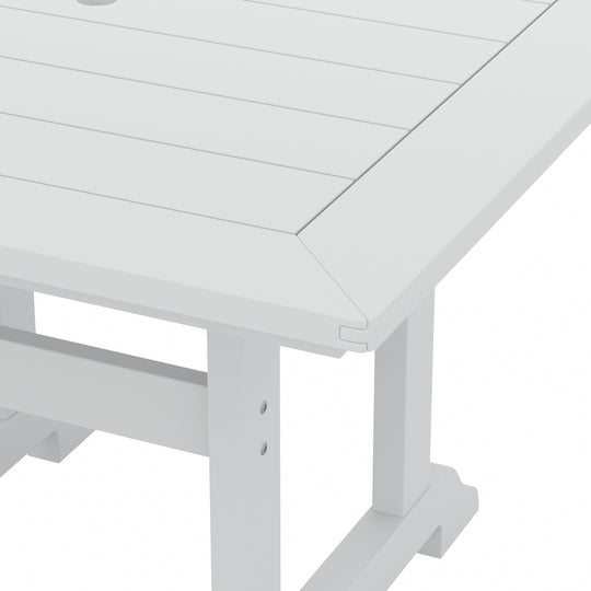 Malibu 43" Outdoor Patio Square Dining Table
