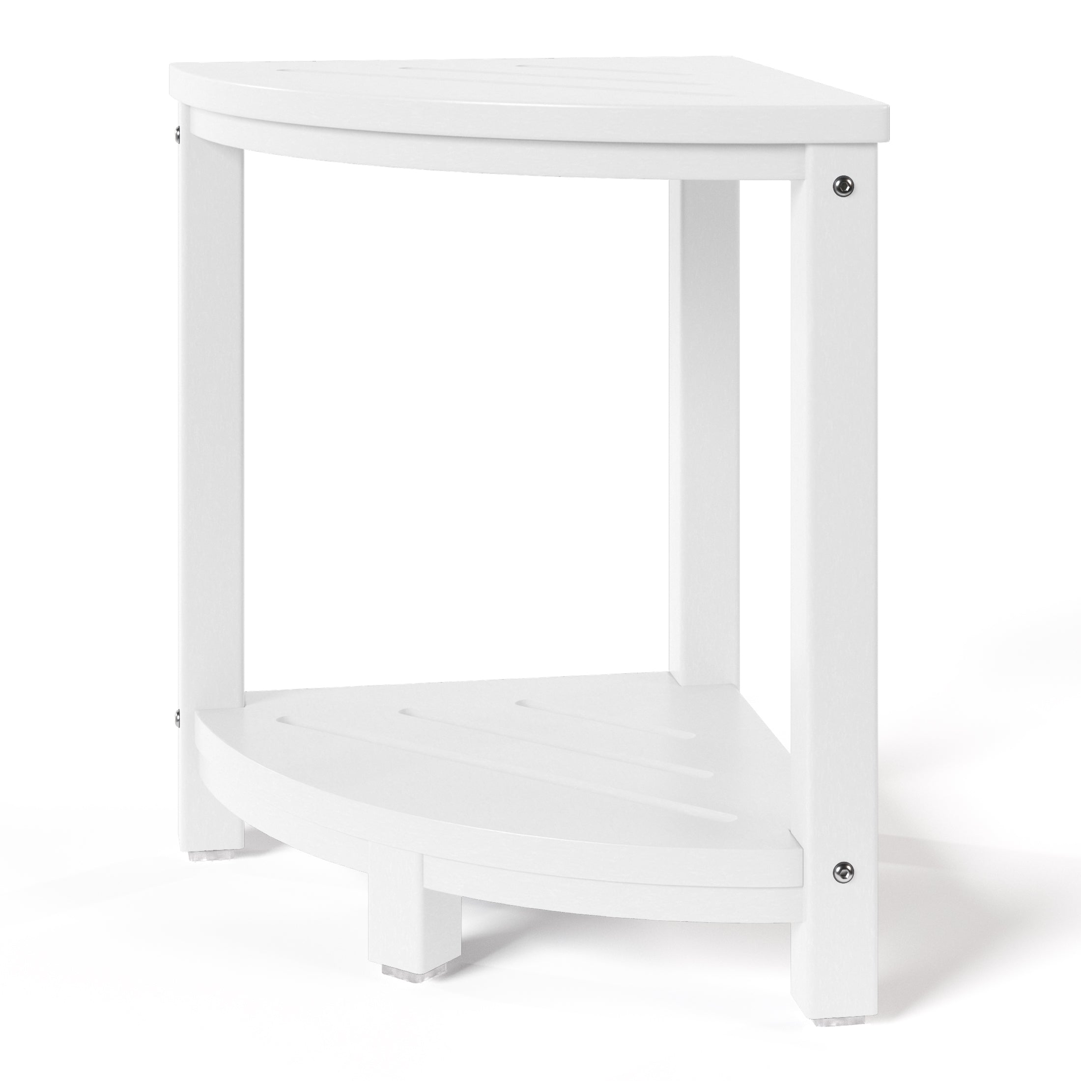 Sage HDPE Plastic Waterproof Shower Corner Bench
