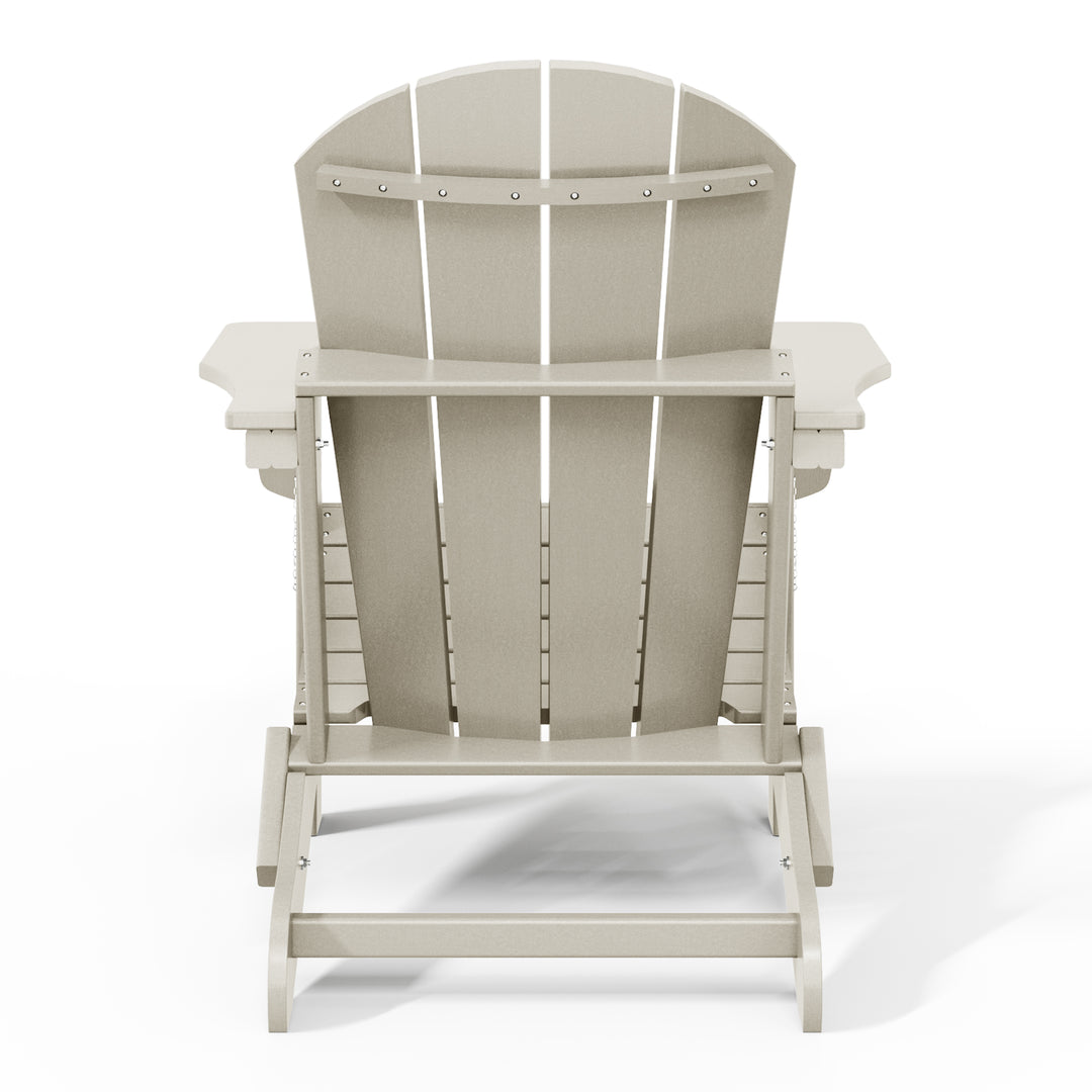 Malibu 3-Piece set Outdoor / Patio Poly Adirondack chair set with a side table ( 2 seater )