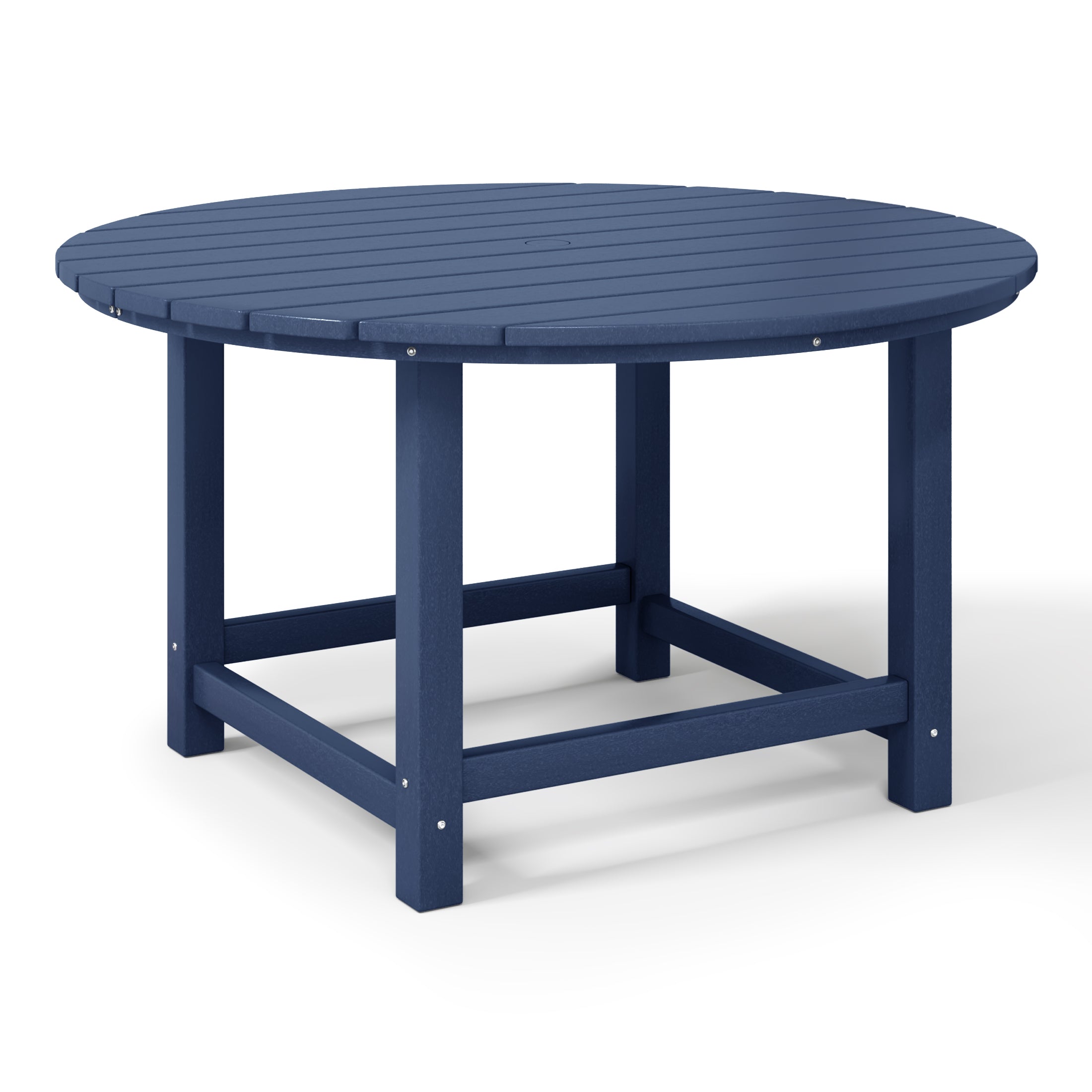 Malibu Kids Outdoor Patio Furniture HDPE 38" Wide Round Dining Table