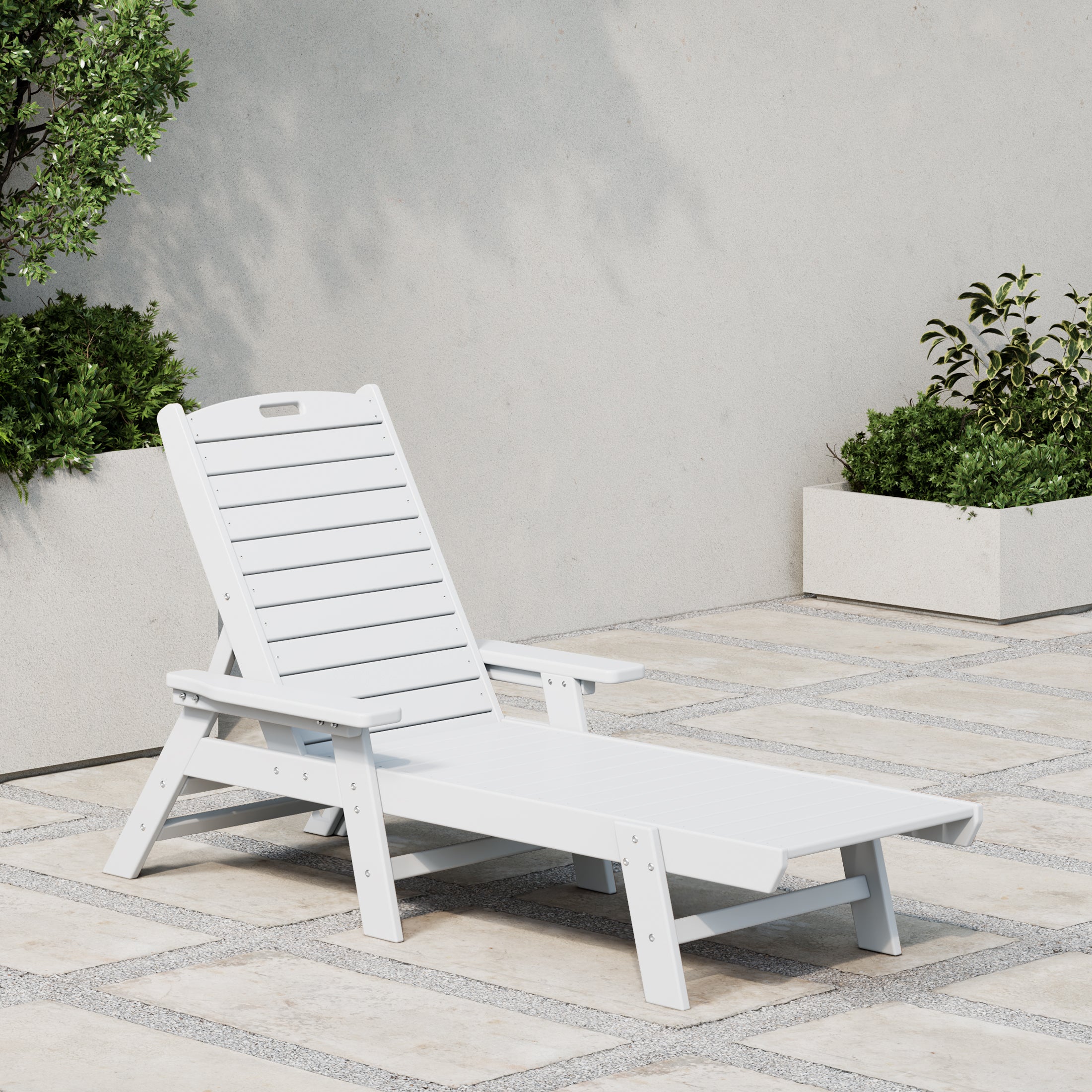 Malibu Poly Reclining Chaise Lounge