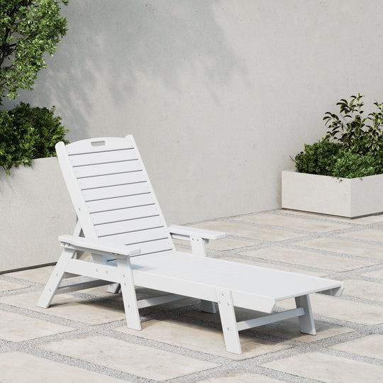 Malibu Poly Reclining Chaise Lounge