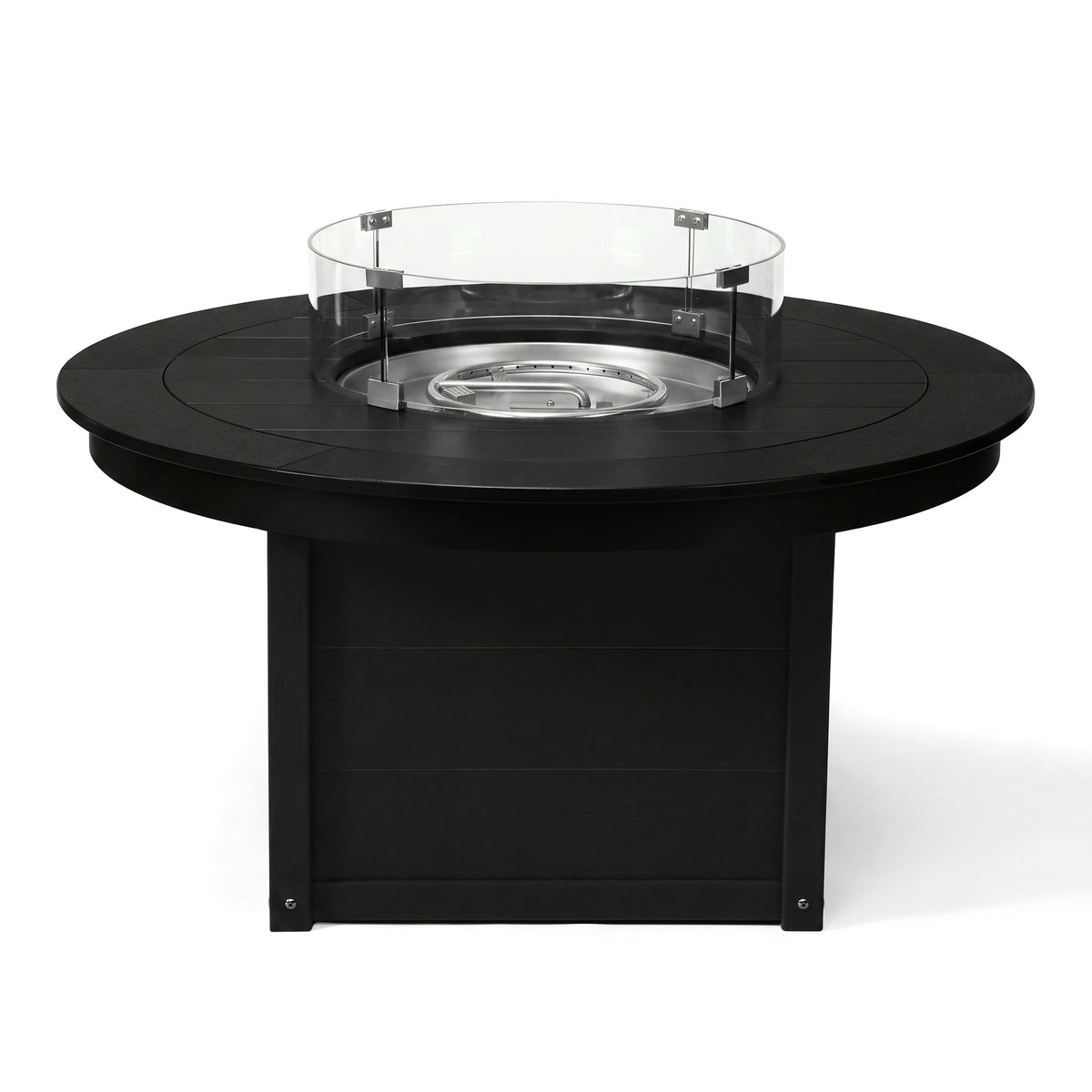 Helios 47" Modern Outdoor 55,000 BTU Patio Propane Round Fire Pit Table