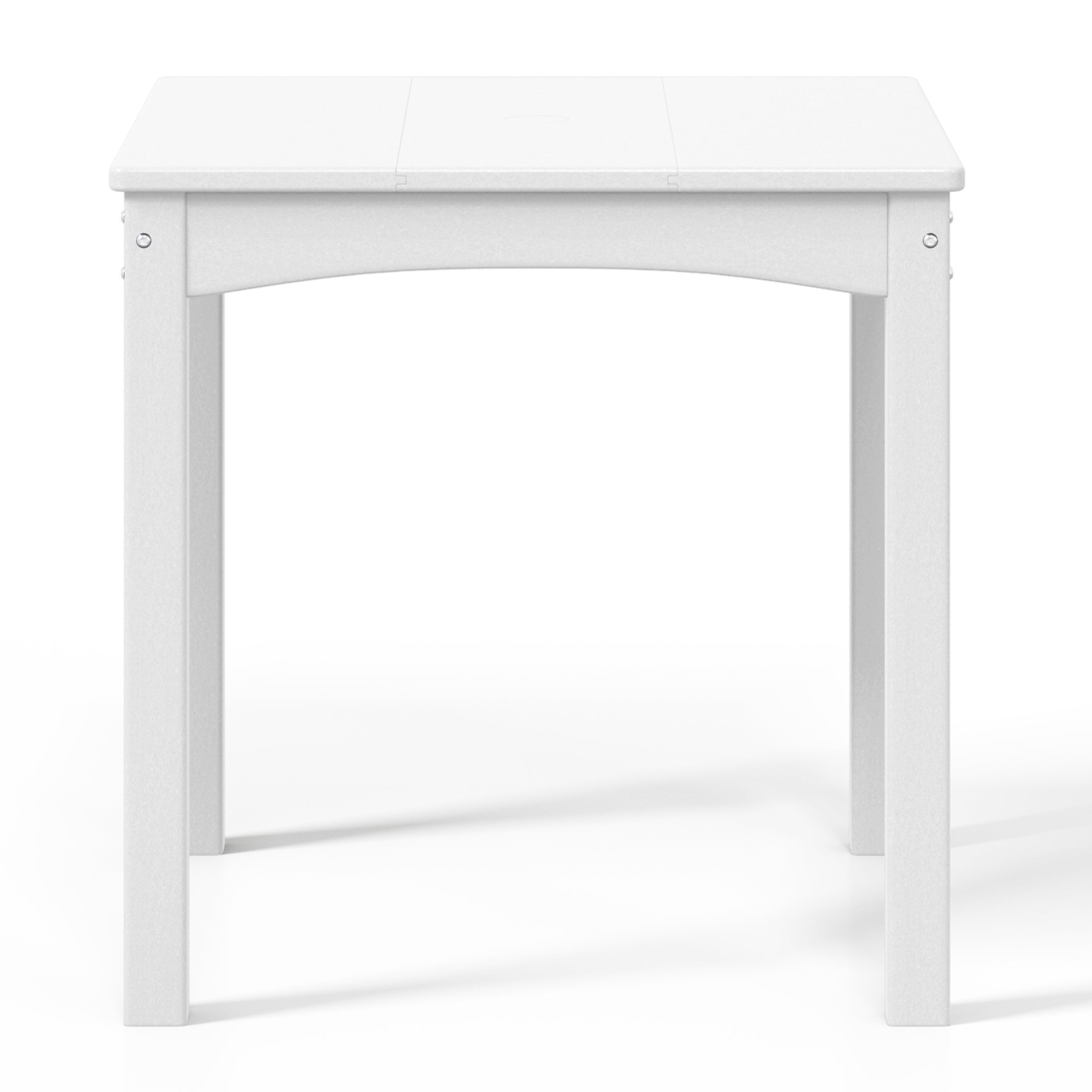 Treehouse Kids 24" Wide HDPE Plastic Childrens Square Dinner Table