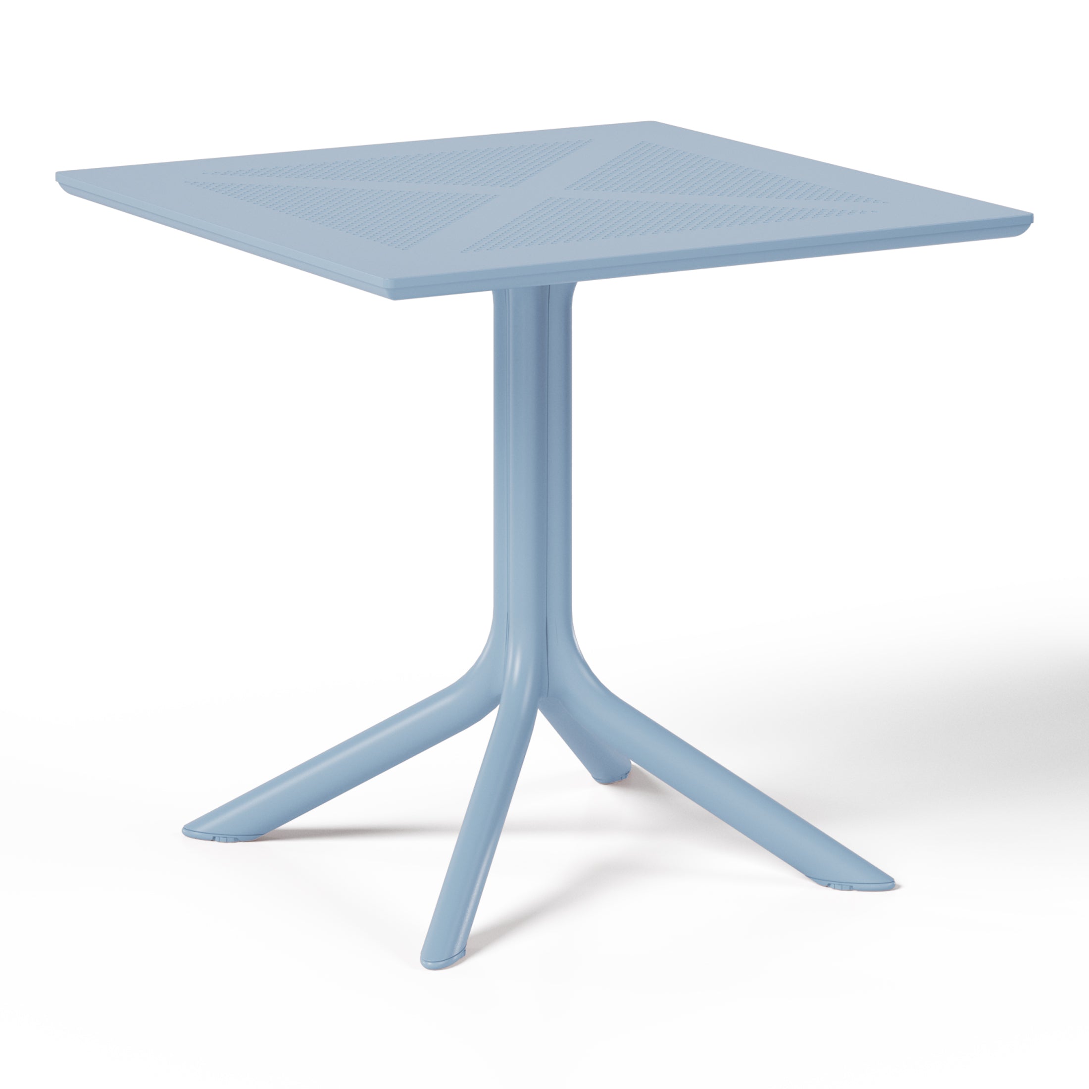 Playa 31.5" Square Plastic Outdoor Patio Dining Table for 4