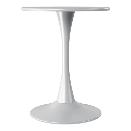Playa 23.5" Round Outdoor Indoor Metal Cocktail Dining Table