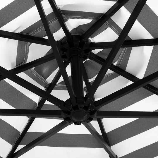 Julia 10 ft. Outdoor / Patio Cantilever Hanging Umbrella