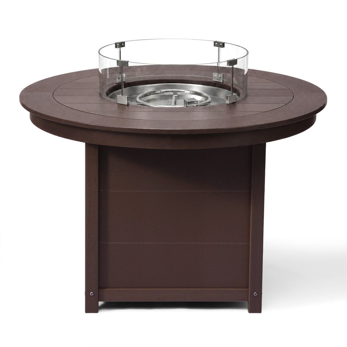Helios 47" Modern Outdoor Patio Propane Gas Round Fire Pit Table