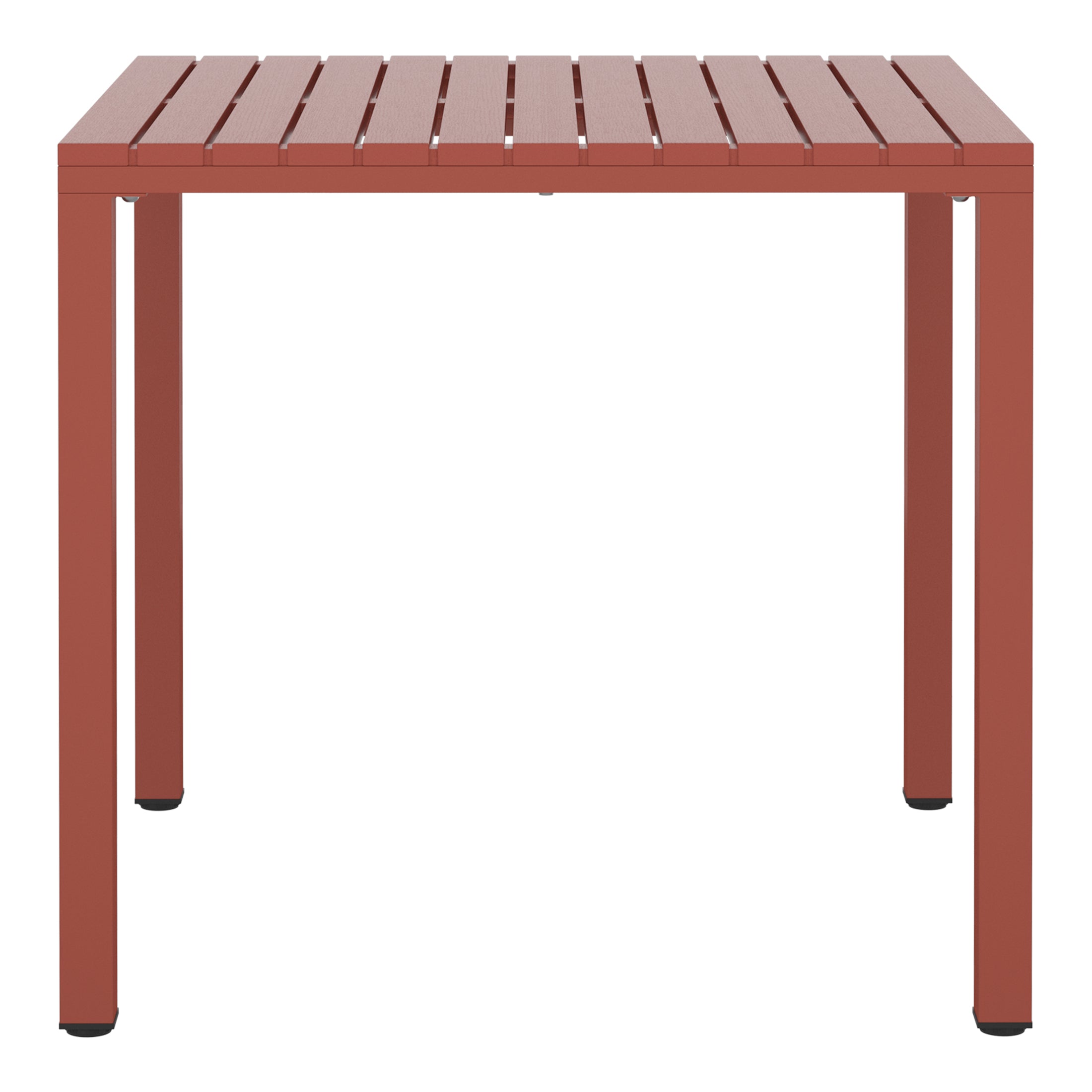 Playa 31.5" Iron Metal Frame Outdoor Square Patio Dining Table