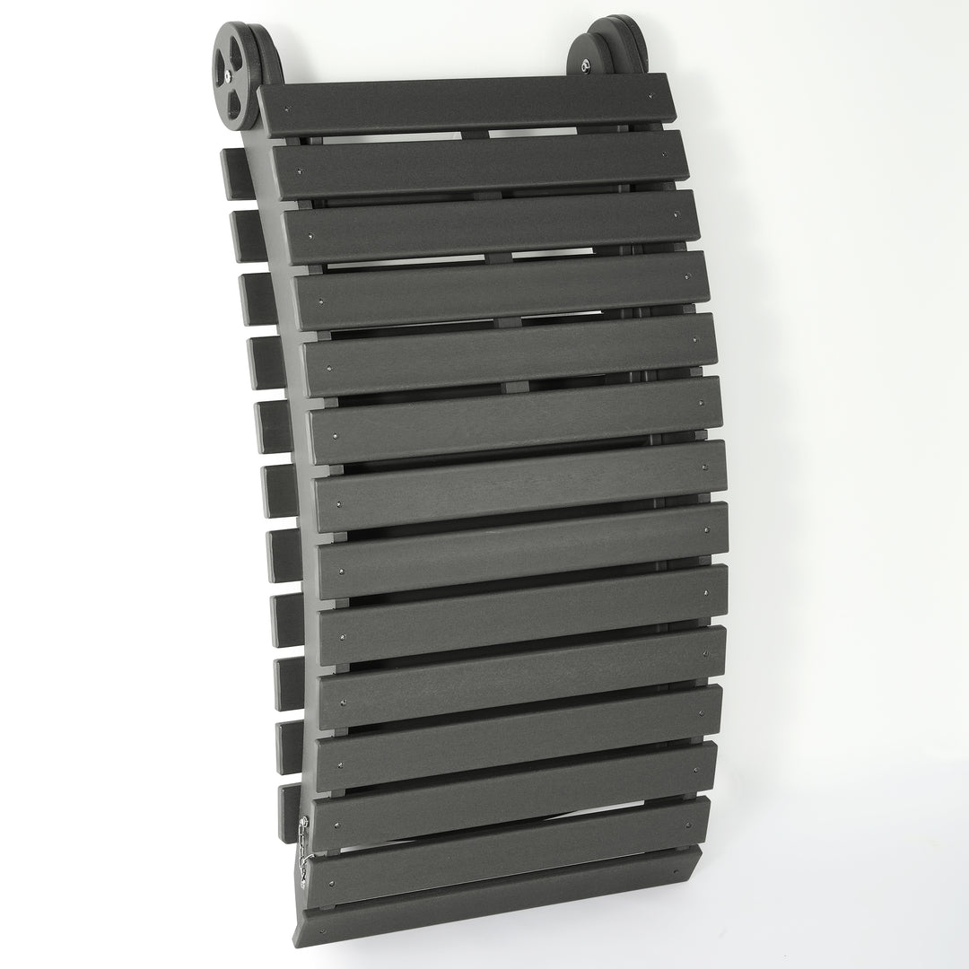 Outdoor HDPE In-Pool Patio Chaise Lounge Chair With Wheels