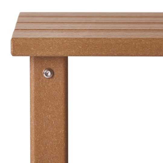 Malibu 14" square outdoor Side table for Adirondack chair