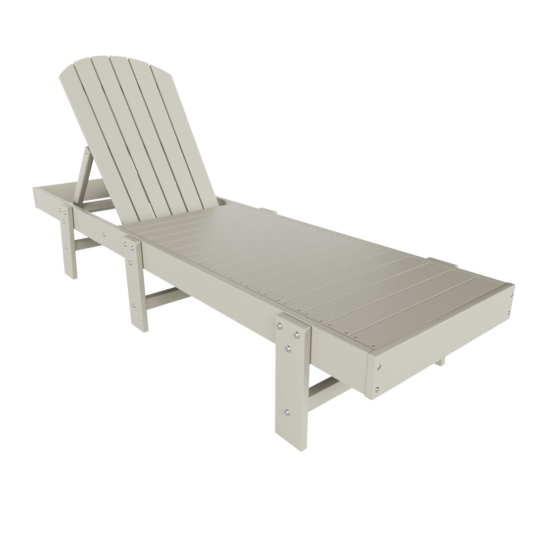 Dylan Adirondack Poly Reclining Chaise Lounge