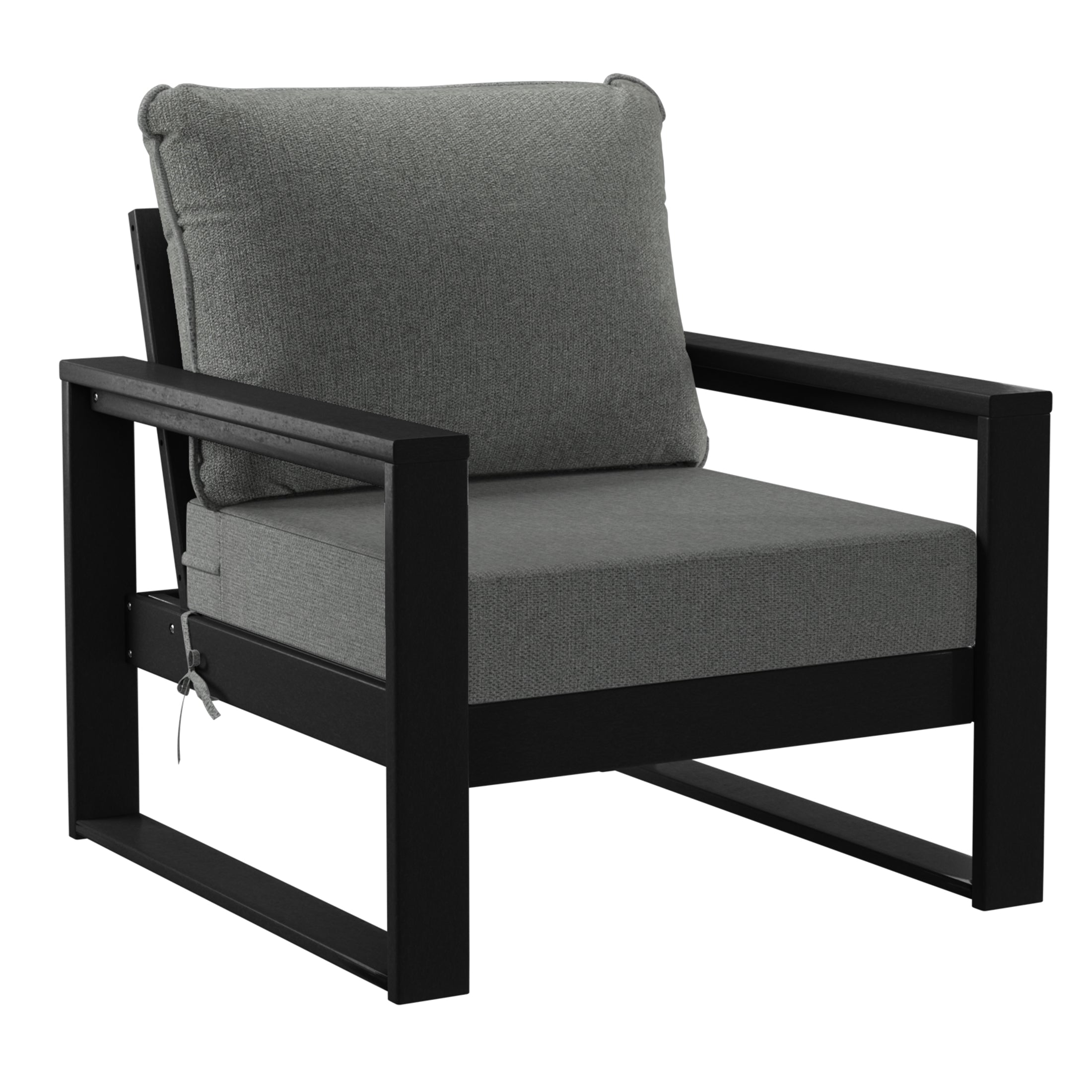 Montara 6-Piece Modern HDPE Outdoor Patio Furniture Sofa Conversation Set with Coffee Table