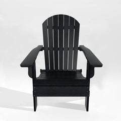 Tuscany folding Adirondack chair in Black
