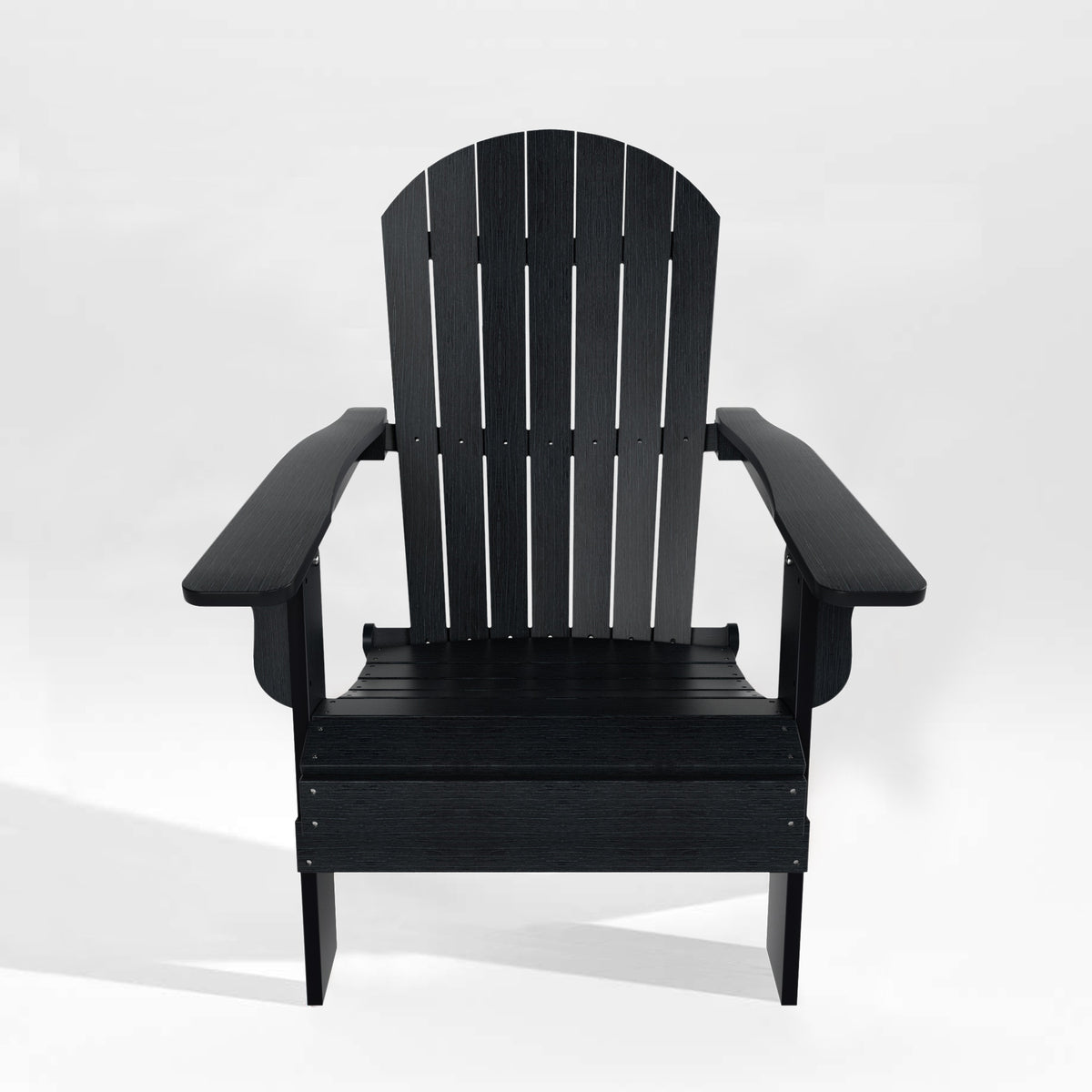 Tuscany folding Adirondack chair in Black