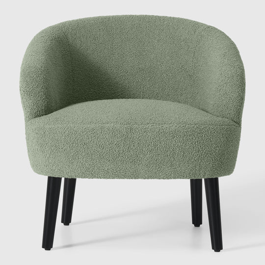 Alexandria 29" Wide Mid Century Modern Club Barrel Accent Armchair, Set of Two