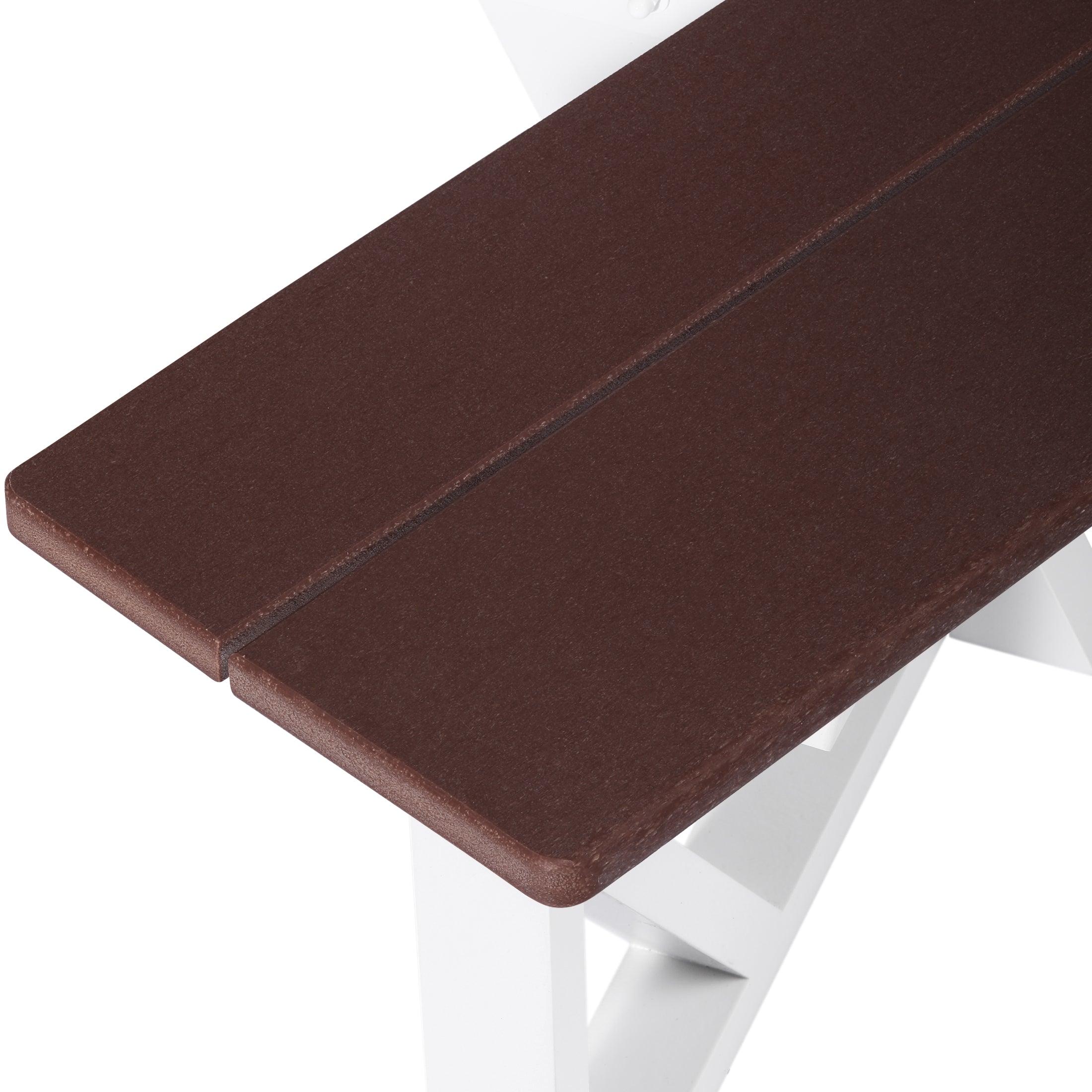 Greenville Outdoor 48" HDPE 8-Person Patio Octagon Picnic Table
