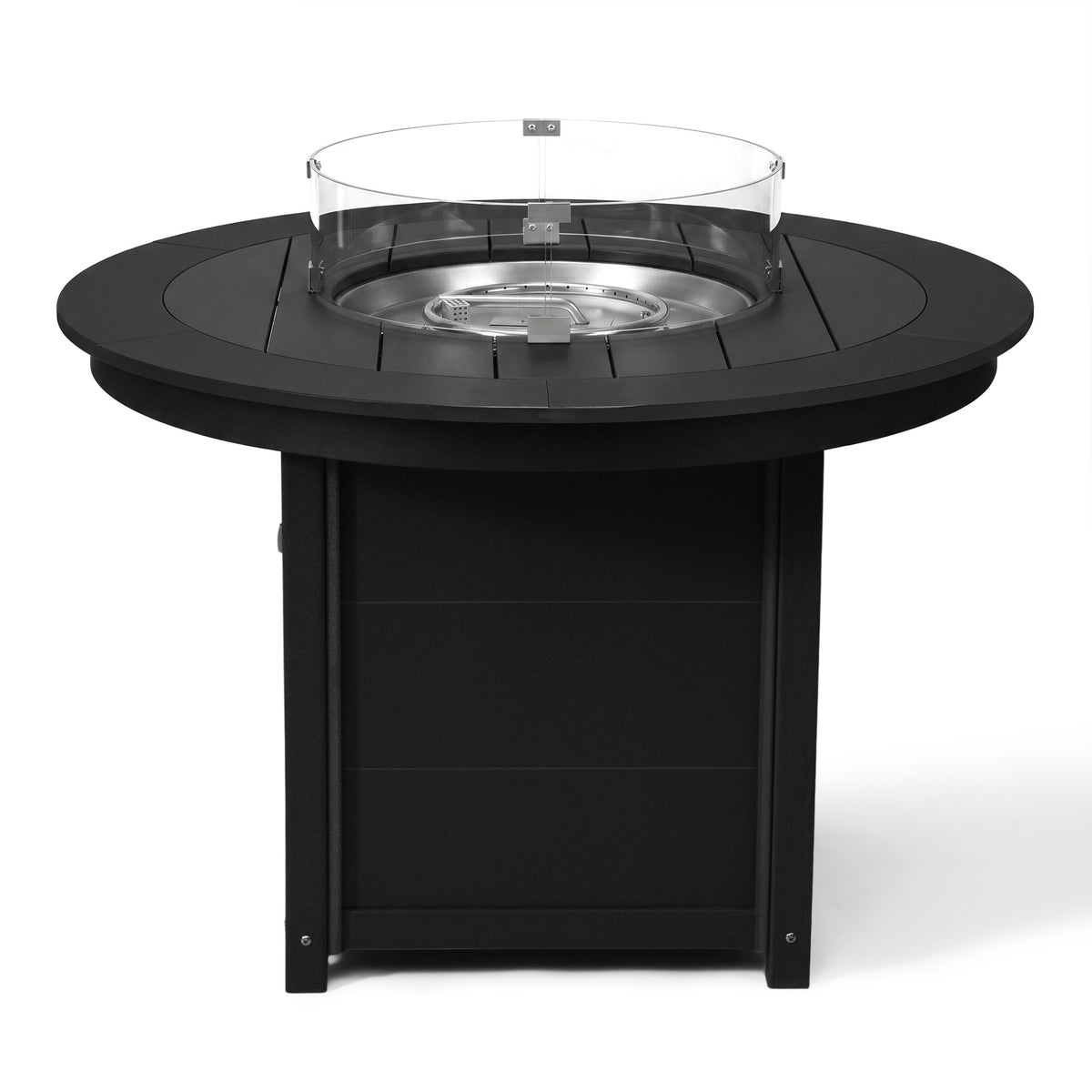 Helios 47" Modern Outdoor Patio Propane Gas Round Fire Pit Table