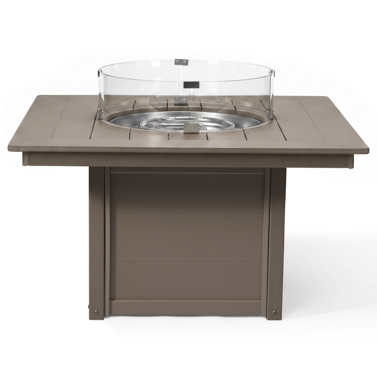 Helios 42" Modern Outdoor Patio Propane Square Fire Pit Table