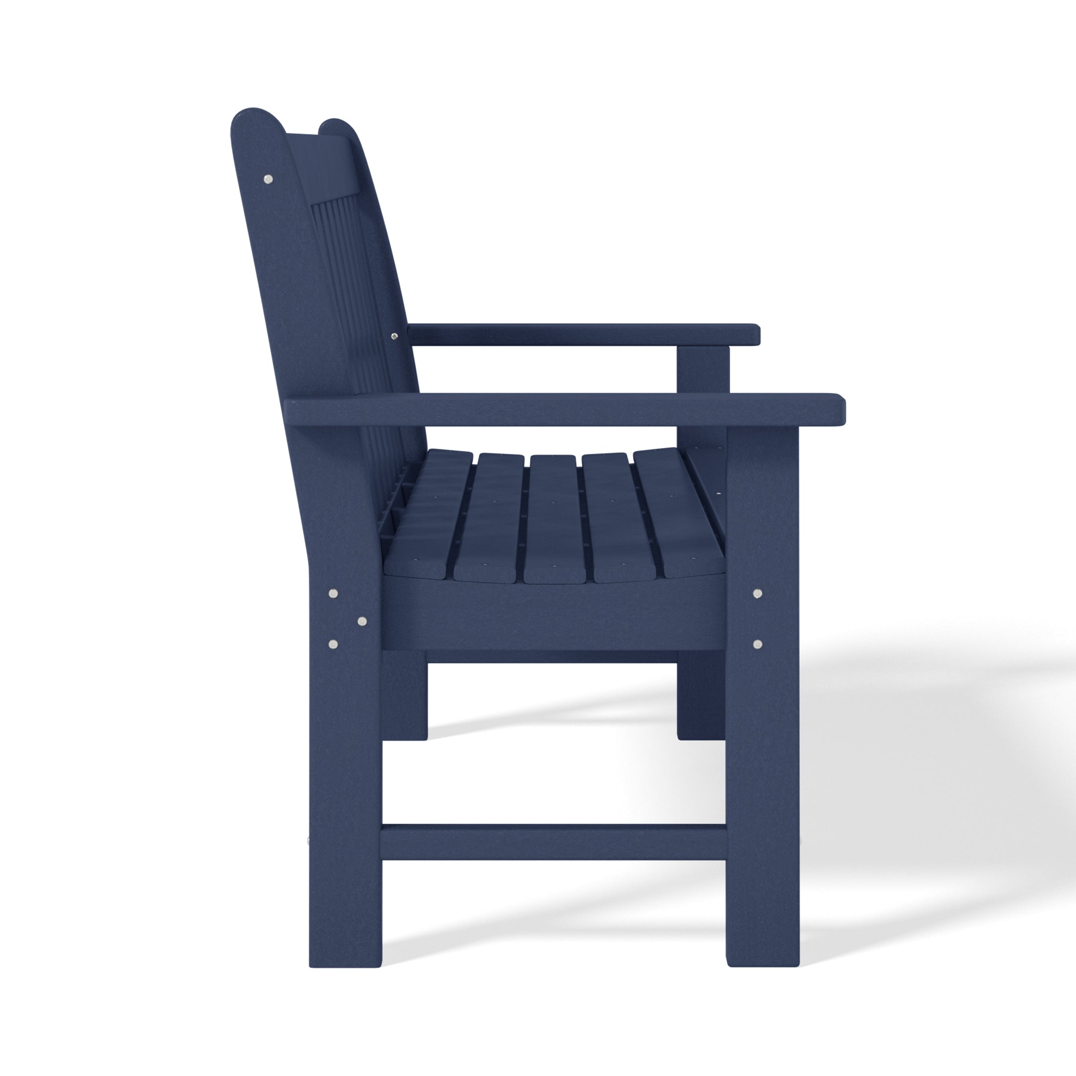 Malibu Outdoor 2-Person All-Weather HDPE Front Porch Garden Bench