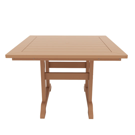 Malibu 43" Outdoor Patio Square Dining Table