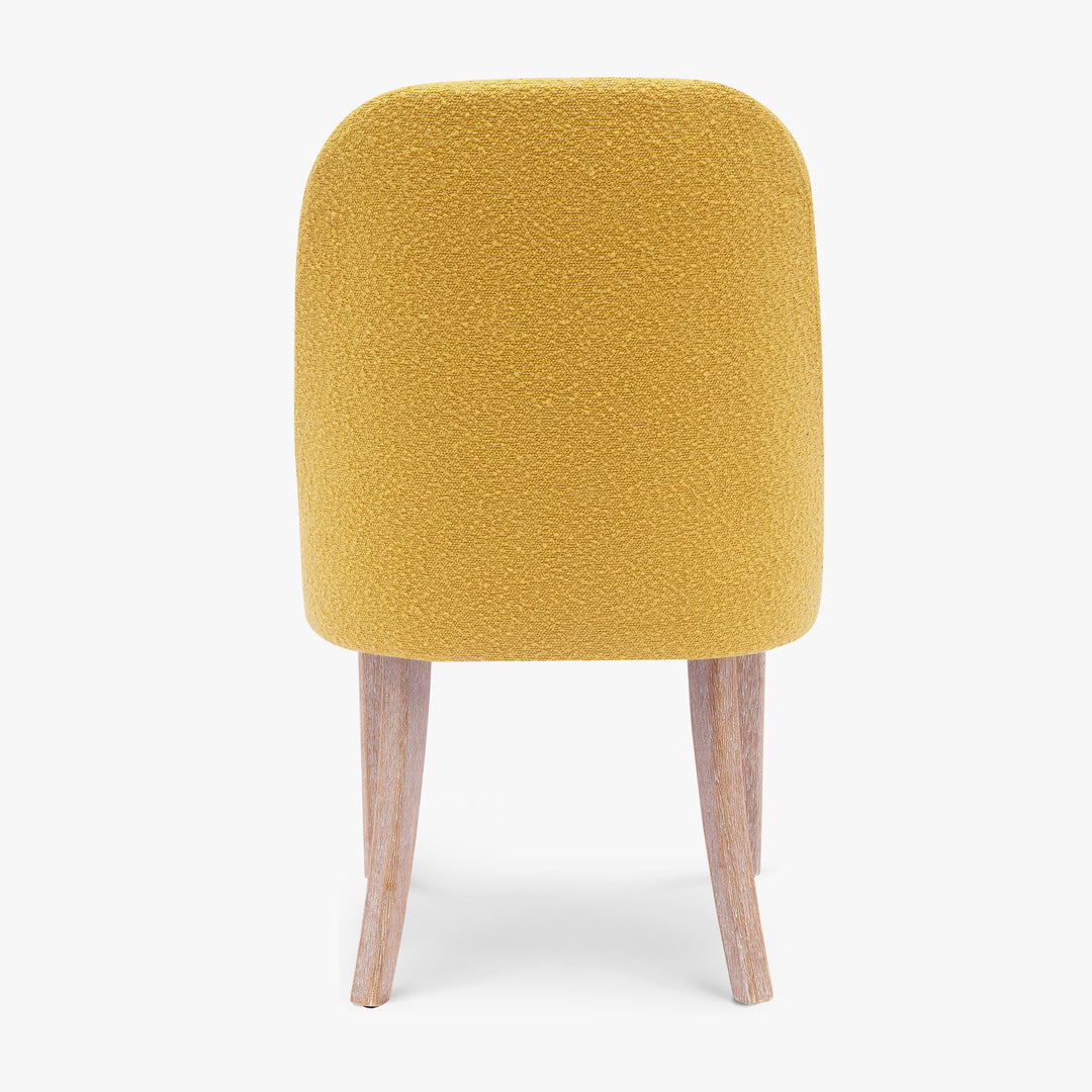 Genevieve Mid-Century Modern Upholstered Boucle Dining Chair