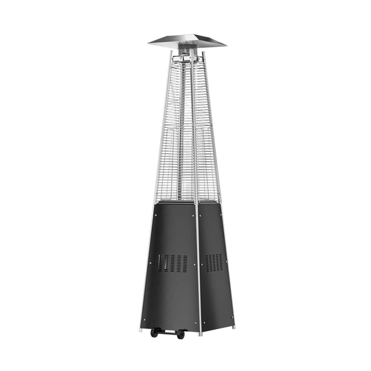 Hollis Outdoor Patio Pyramid Heater with Wheels 46,000 BTU