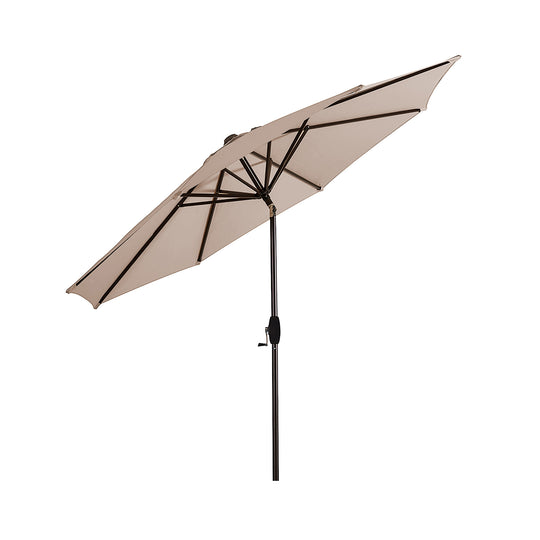 Paolo 9 Ft Outdoor Patio Market Umbrella with Tilt and Crank