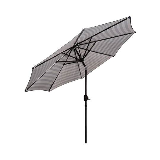 Paolo 9 Ft Outdoor Patio Market Umbrella with Tilt and Crank