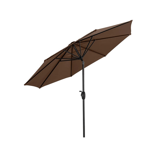 Paolo 9 Ft Outdoor Patio Market Umbrella with Tilt and Crank