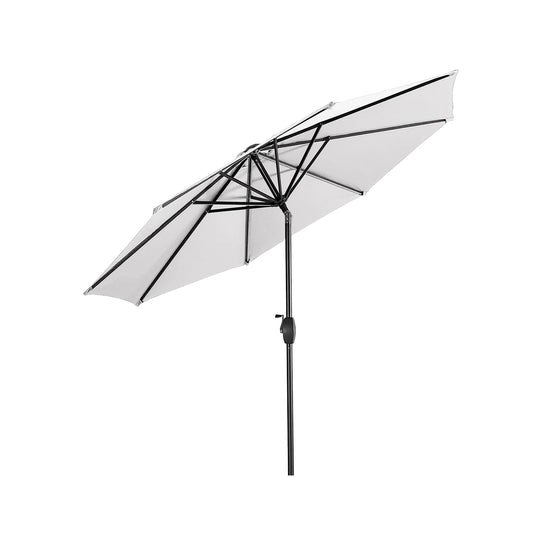 Paolo 9 Ft Outdoor Patio Market Umbrella with Tilt and Crank