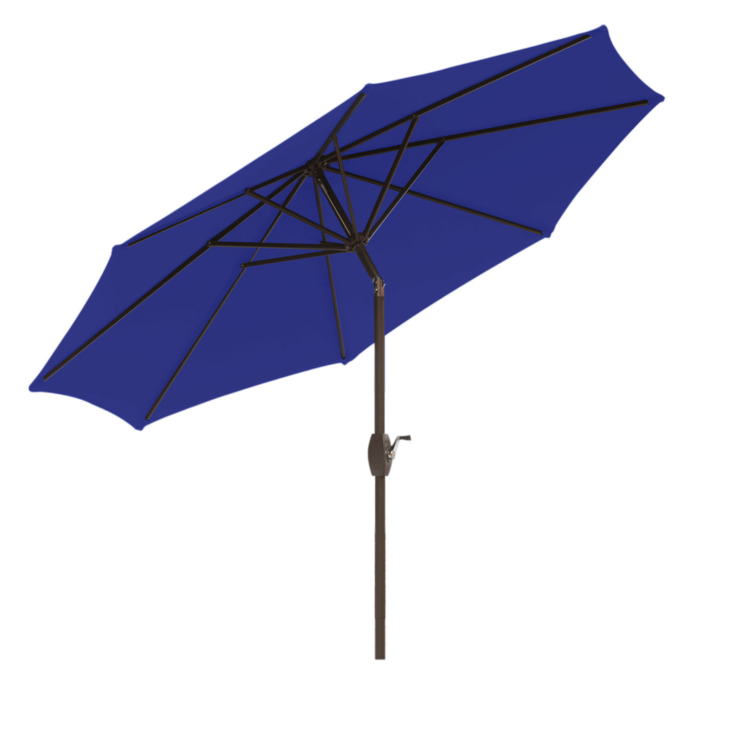 Paolo 9 Ft Outdoor Patio Market Umbrella with Tilt and Crank