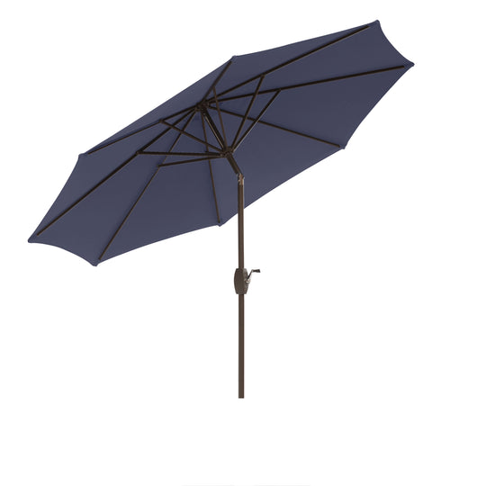 Paolo 9 Ft Outdoor Patio Market Umbrella with Tilt and Crank