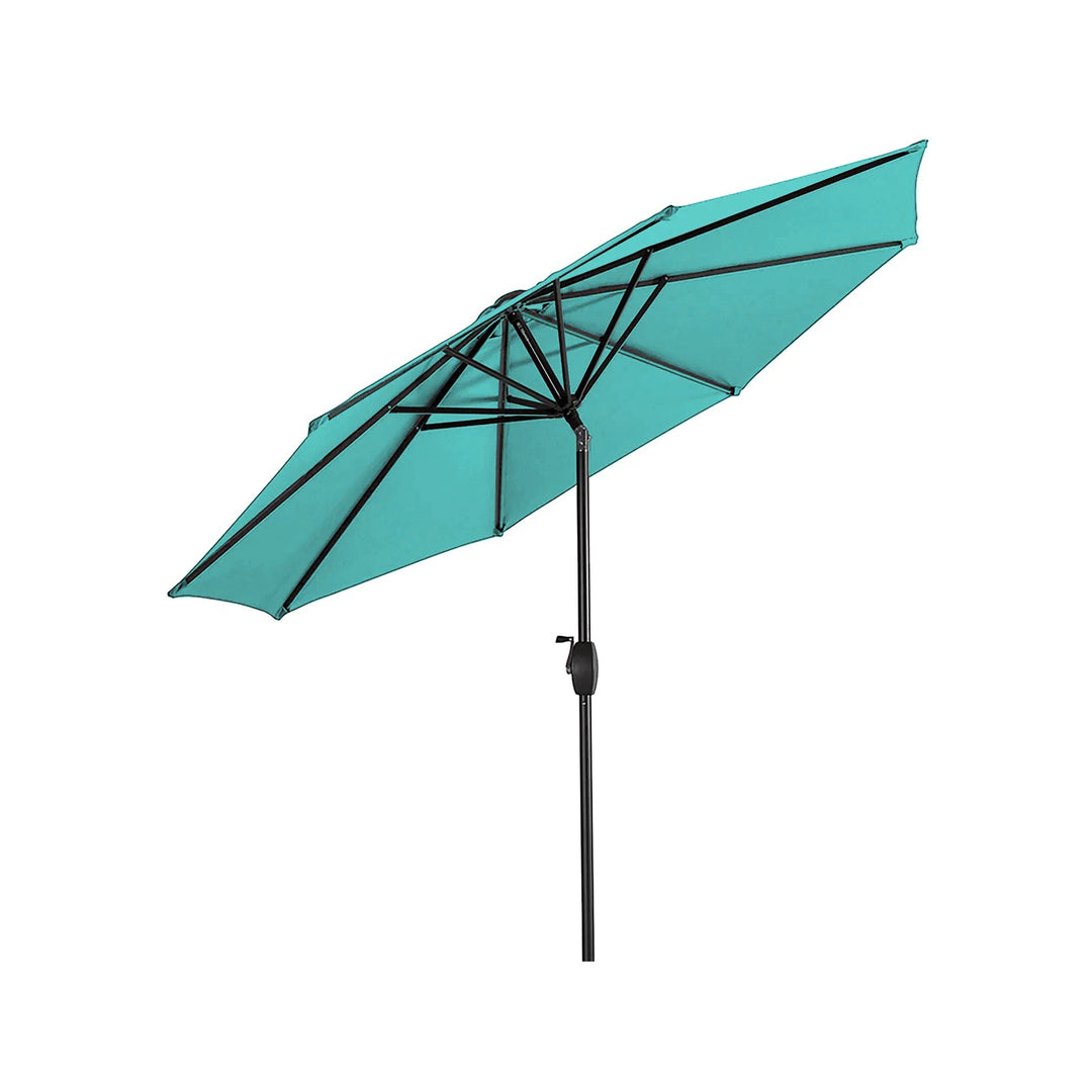 Paolo 9 Ft Outdoor Patio Market Umbrella with Tilt and Crank