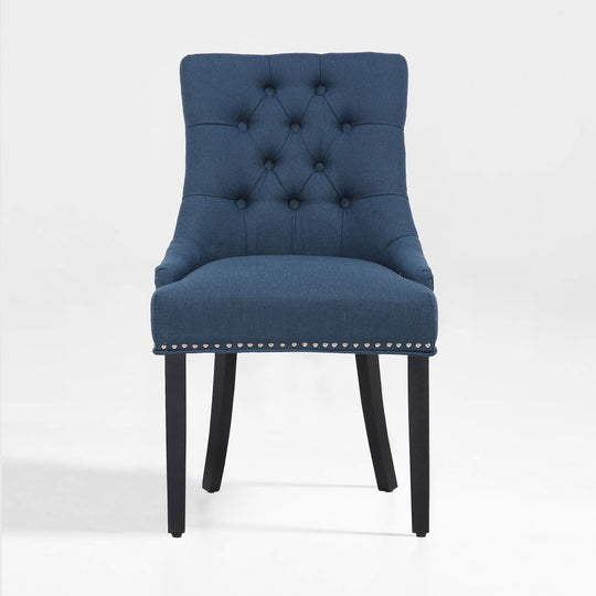 Hayes Upholstered Wingback Button Tufted Dining Chair