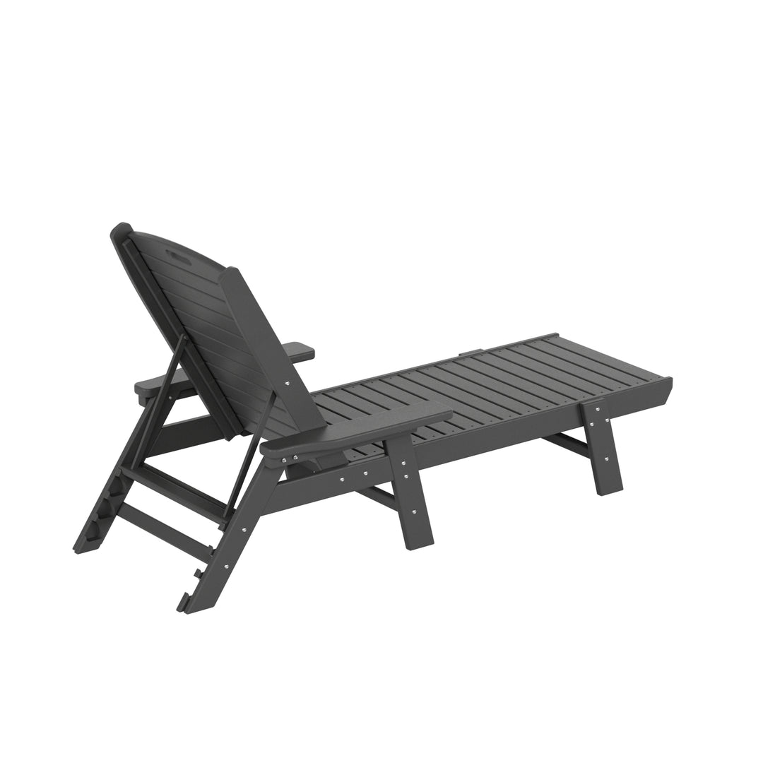 Malibu Adirondack Outdoor Patio Chaise Lounge