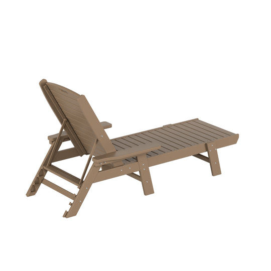 Malibu Adirondack Outdoor Patio Chaise Lounge (Set of 2)