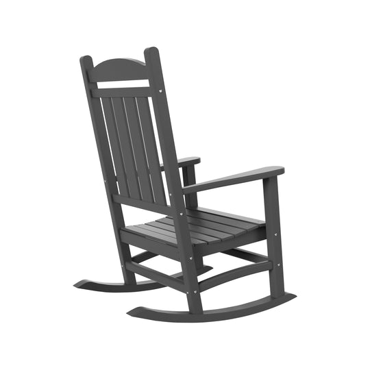 Malibu Outdoor Patio Poly Classic Porch Rocking Chair (Set of 2)