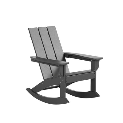 Ashore Outdoor Patio Modern Adirondack Rocking Chair