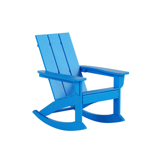 Ashore Outdoor Patio Modern Adirondack Rocking Chair