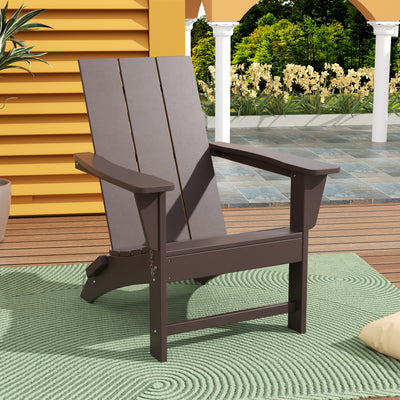 Ashore Modern Outdoor Folding Adirondack Chair