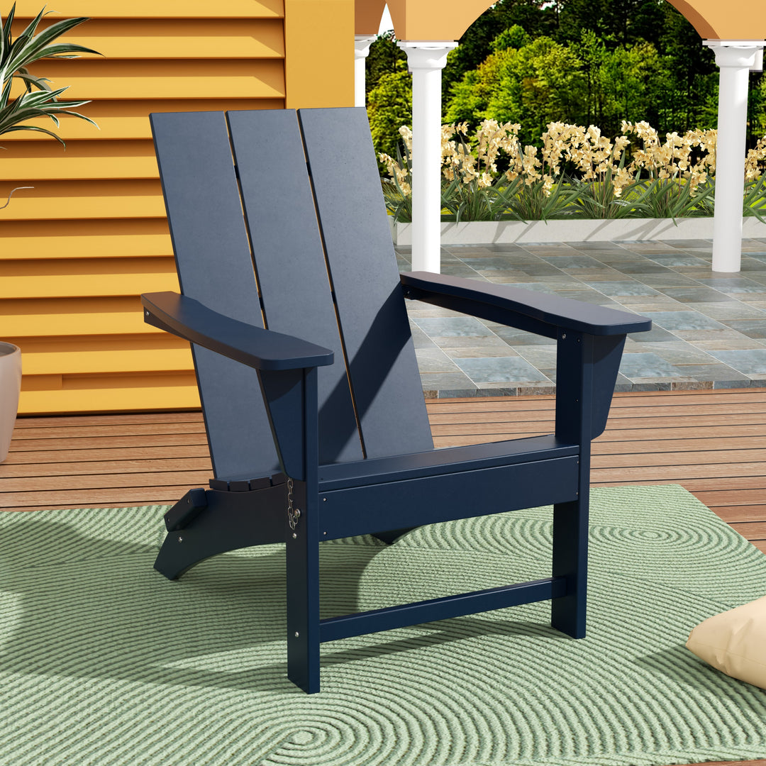 Ashore Modern Outdoor Folding Adirondack Chair