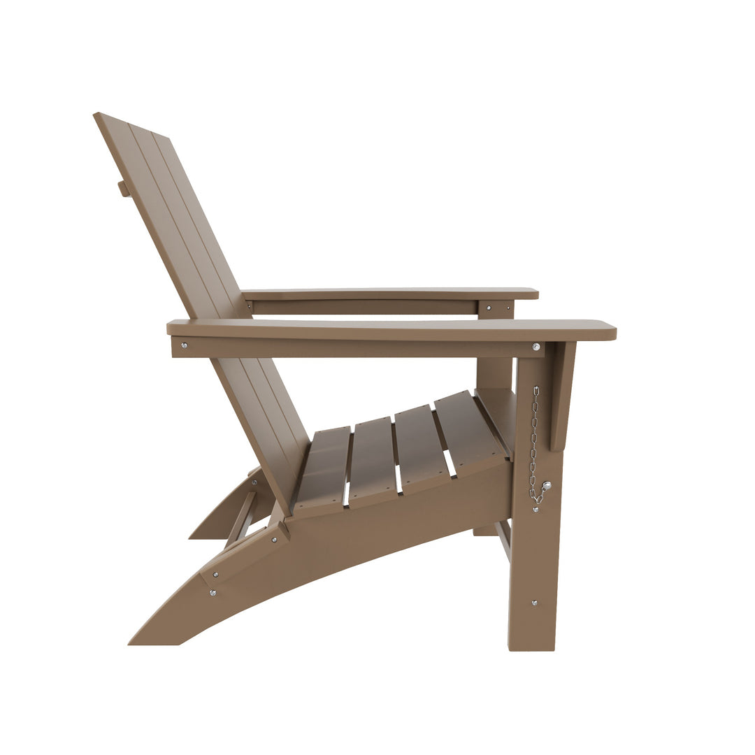 Ashore Modern Outdoor Folding Adirondack Chair