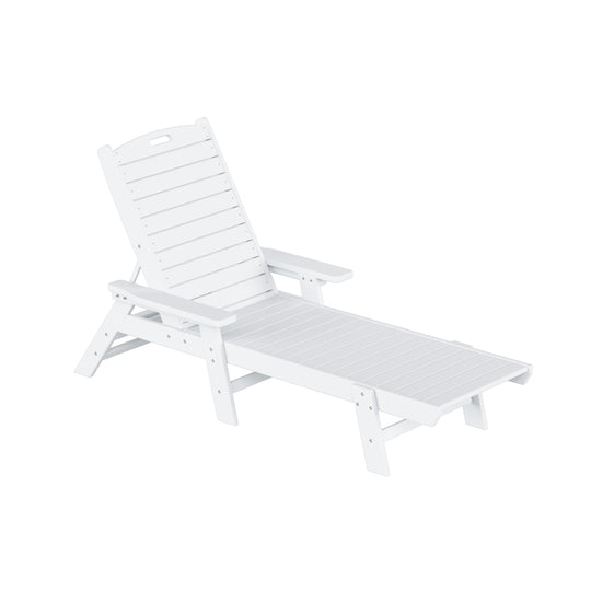 Malibu Adirondack Outdoor Patio Chaise Lounge (Set of 2)