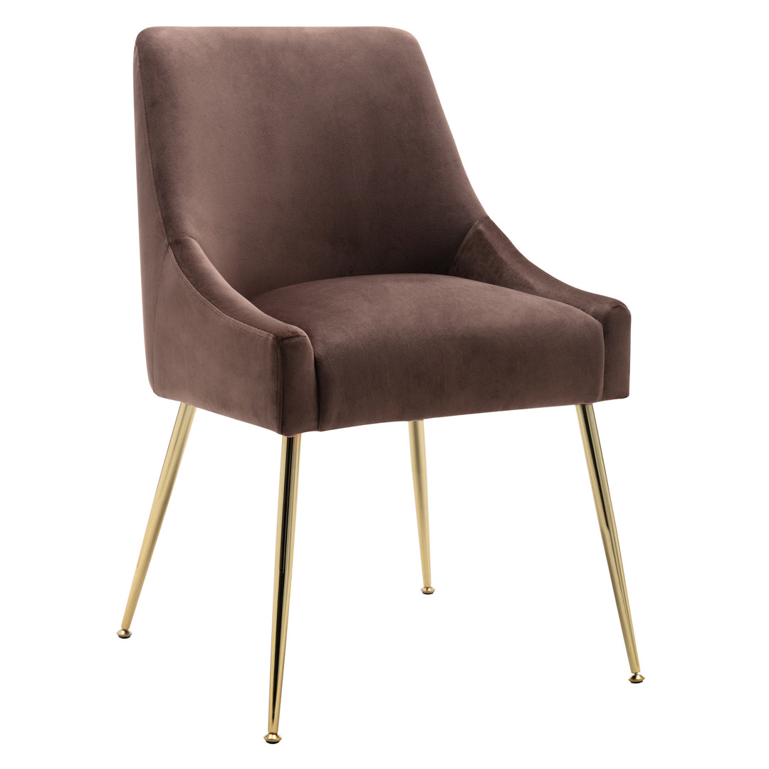 Carlo Upholstered Velvet Accent Chair