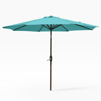 Paolo 9 Ft Outdoor Patio Market Umbrella with Tilt and Crank