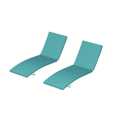 Somerset Outdoor Chaise Lounge Cushion (Set of 2)