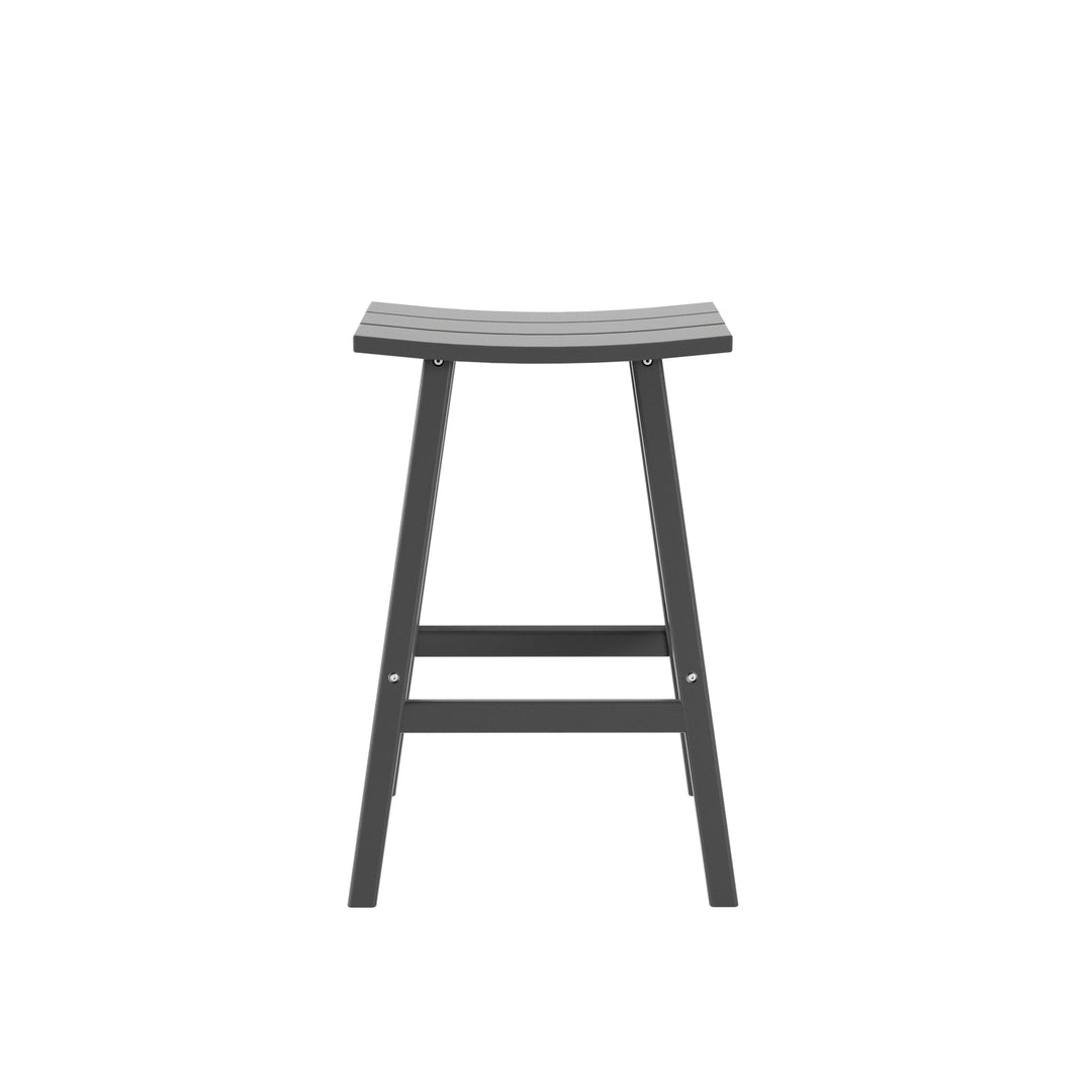 Malibu 29" Outdoor Patio Adirondack Bar Stool