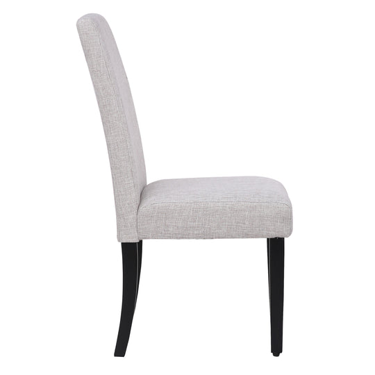 Lenox Upholstered Linen Fabric Dining Chair