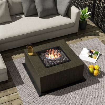 Sansom Fire Pit Fire Glass Tempered Glass Rocks for Fireplace